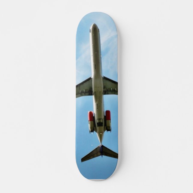 Det stora flygplan tar av skateboard bräda 19,5 cm (Framsida)