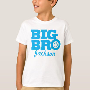 Det stora leendet för bronamnblått lurar tee shirt