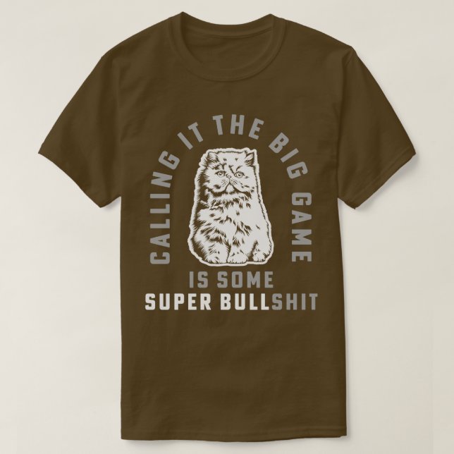 Det stora spelet är en Toppen BullCat Gam T Shirt (Design framsida)