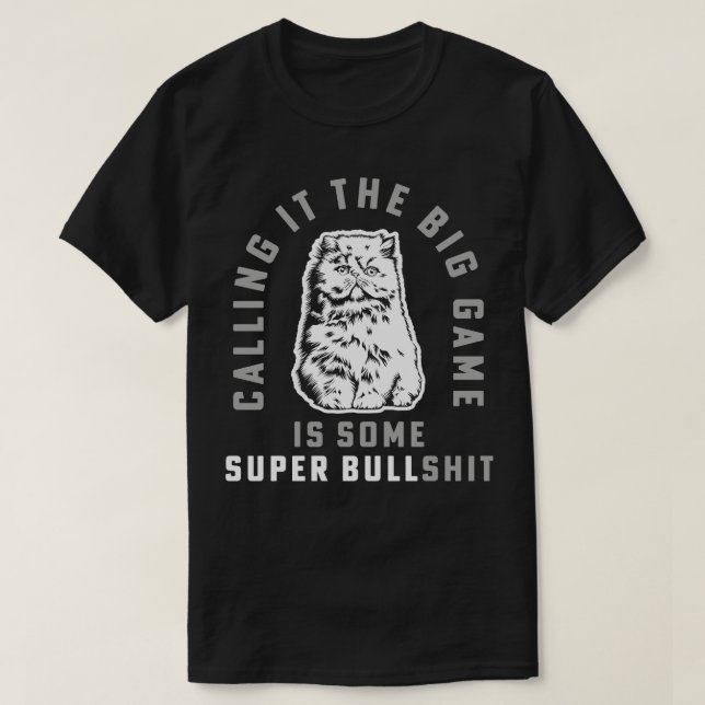 Det stora spelet är en Toppen BullCat Gam T Shirt (Design framsida)