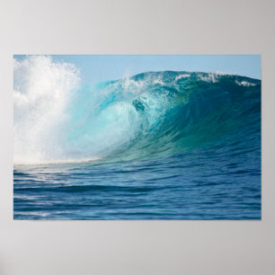 Det stora Stilla havet vinkar bryta affischen Poster