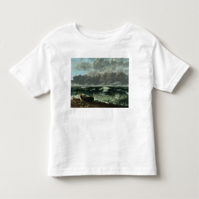Det stormiga havet eller, vinka, 1870 t-shirt (Framsida)