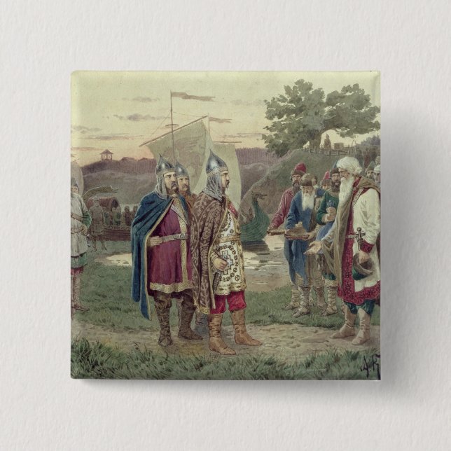 Det storslagna hertigmötet med folket knapp (Framsida)