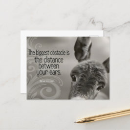 "Det största hindret" inspirationsoffert Vykort