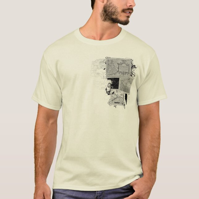 Det strandsatt t-shirt (Framsida)