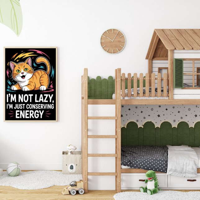 Det strategiska Kattdjuret för energibevarande Poster (Skapare uppladdad)