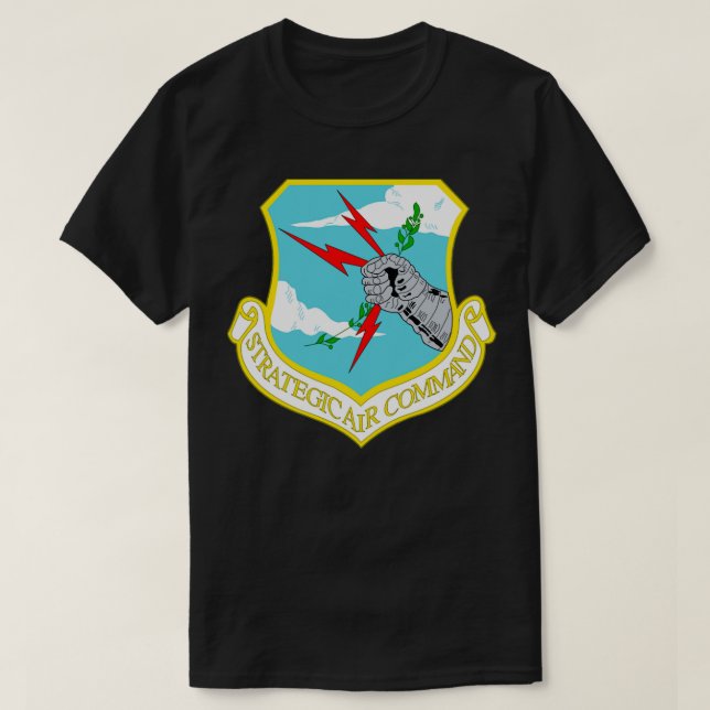 Det strategiska Luft-kommandot T Shirt (Design framsida)
