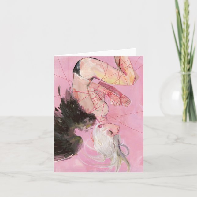 Det stupat noterar kortet kort (Framsida)