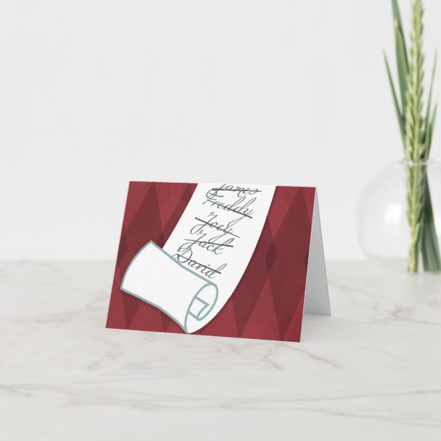 Det styggt listar helgkort (Framsida)