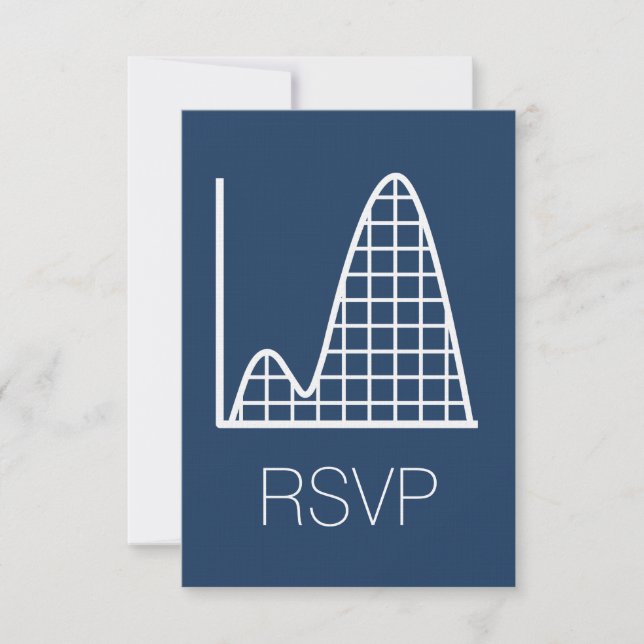 Det summerar sig i Navy RSVP-kort OSA Kort (Framsida)