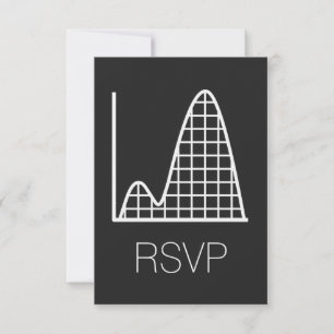 Det summerar sig i svart RSVP-kort OSA Kort