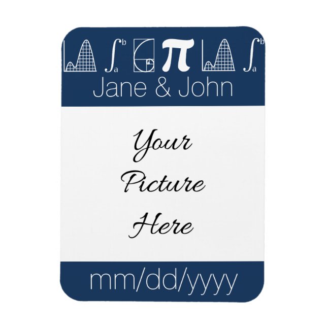 Det summerar till sig i Marin Save-the-Date Magnet (Vertikal)