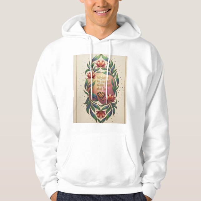 Det suveräna hjärtat hoodie (Framsida)