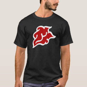 Det svart klocka2006 skråmötet - röd Hackle T-shirt