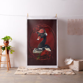 Det svarta svan, som symboliserar kreativitet tyg