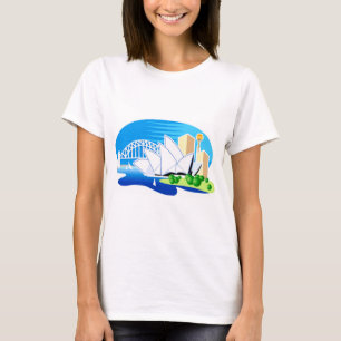 Det Sydney operahuset och överbryggar T Shirt