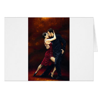 Det Tangoögonblick Hälsningskort