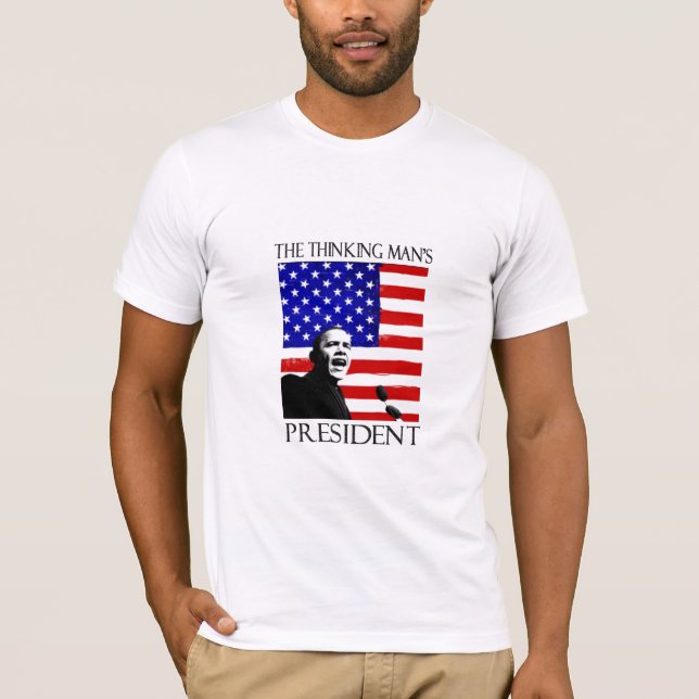 DET TÄNKANDE BEMANNAR PRESIDENT TEE SHIRT (Framsida)
