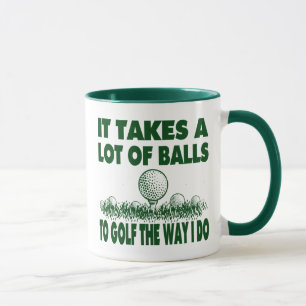 DET TAR BOLLAR FÖR EN RADDA TILL GOLFNÅGOT MUGG