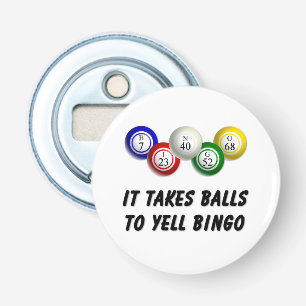 Det tar Bollar till Yell Bingo Flasköppnare