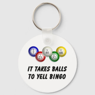 Det tar Bollar till Yell Bingo Nyckelring