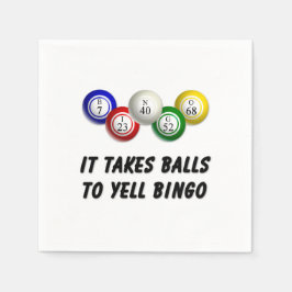 Det tar Bollar till Yell Bingo Pappersservett