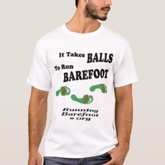 Det tar bollspringa barfota tee shirt