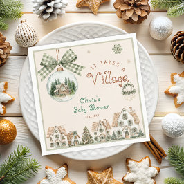 Det tar en babydusch för byns Neutralt Pappersservett