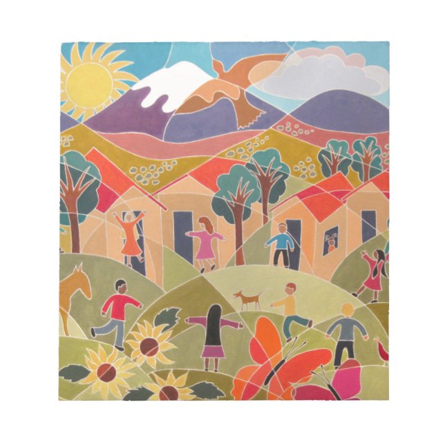 Det tar en by anteckningsblock (Framsida)