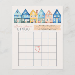 "Det tar en by" babystöld Bingo Game