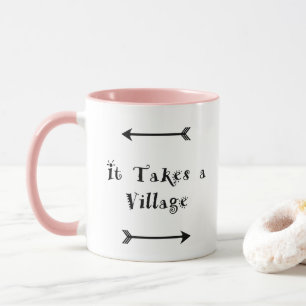 Det tar en by - barnuppfostranadoption mugg