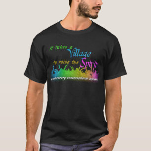 Det tar en by - Mörk T Shirt