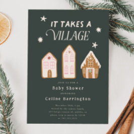 Det tar en bydagflicka Babydusch Inbjudningar