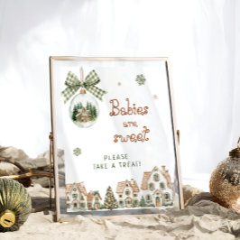 Det tar en byjul Spädbarn är Sweet Poster