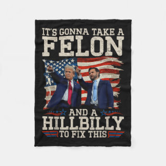 Det tar en Hillbilly och en filon att laga. Fleecefilt