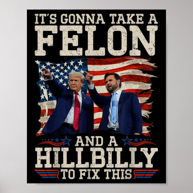 Det tar en Hillbilly och en filon att laga. Poster (Framsidan)