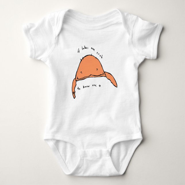 Det tar en krabba att känna en t shirt (Framsida)