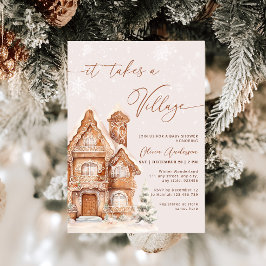 Det tar en skugga över byns julvinter inbjudningar