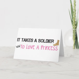 Det tar en soldat för att älska en Princess Kort