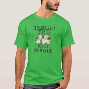 DET TAR EN T-TRÖJA FÖR RADDABOLLGOLF T SHIRT