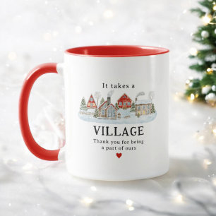 Det tar en Tack Gift för bylärare Mugg