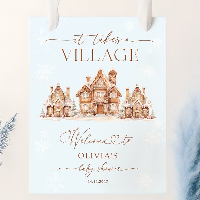 Det tar en välkomsthälsning för Village Winter Bab Poster (Skapare uppladdad)