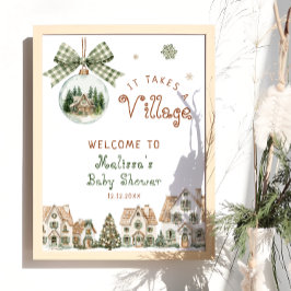 Det tar en välkomsthälsning till Village Baby Show Poster