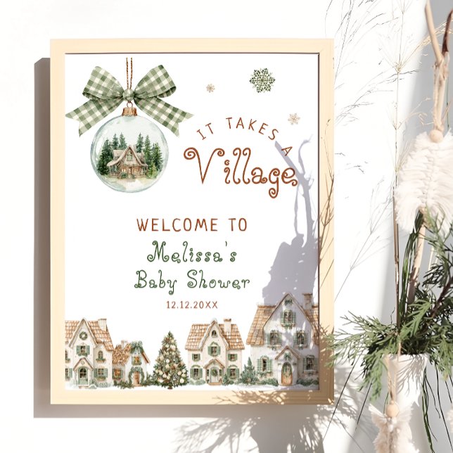 Det tar en välkomsthälsning till Village Baby Show Poster (Skapare uppladdad)