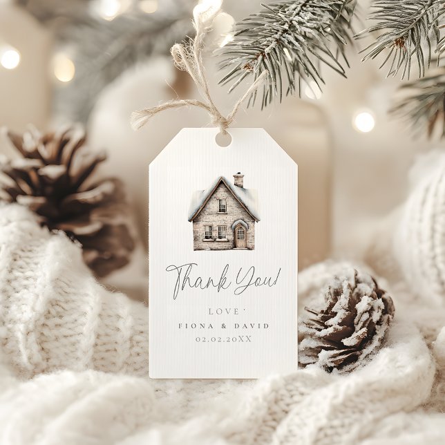 Det tar en Village Baby Shower Presentetikett (Skapare uppladdad)