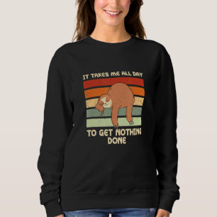 Det tar mig hela dagen att jobba långsamt från hem t shirt