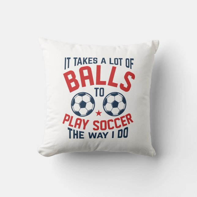 Det tar mycket Bollar Kudde (Framsida)