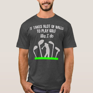 Det tar mycket Manar Boys Golf Gift. T Shirt