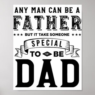 Det tar någon Speciellare att vara Pappa Kreativ  Poster