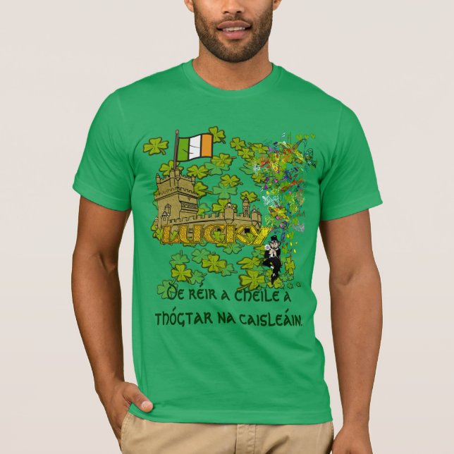 Det tar tid att Bygga Castles Funny Construction T-shirt (Framsida)